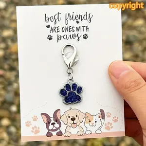 1pc, The Best Friend Is a Person with Claws, a Charm Featuring The Charm of Dog And Cat Paws, a Perfect Gift for Cat Or Dog Lovers, an Email Gift, a Lovely Aesthetic Item, a Cool Gadget, an Unusual Item, an Inexpensive Item