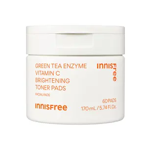 Green Tea Enzyme Vitamin C Brightening Toner Pads Green Tea Enzyme Vitamin C Brightening Toner Pads