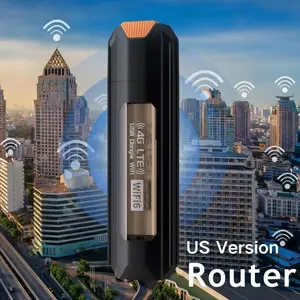 【Summer Survivals】JOYTUTUS 2026 4G LTE WiFi Router 150Mbps USB Modem Unlocked Portable Car WiFi Adapter for Desktop PC Notebook TV Black Wireless Dongle Device【Requires a separately purchased data‑only SIM card】