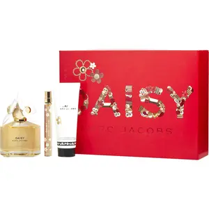 Marc Jacobs Daisy Set-Edt Spray 3.3 Oz & Luminous Body Lotion 2.5 Oz & Edt Spray 0.33 Oz Mini For Women