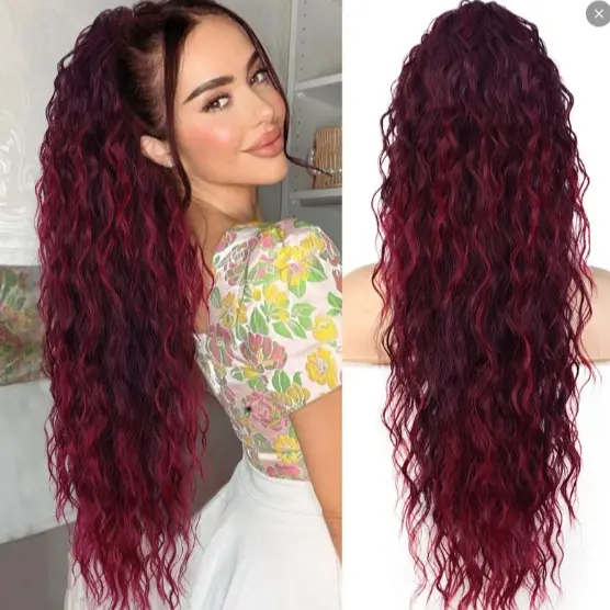 30inch Ombre Burgundy