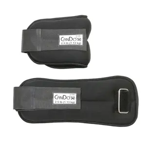 Cando  5 lbs Weight Straps Set, Black
