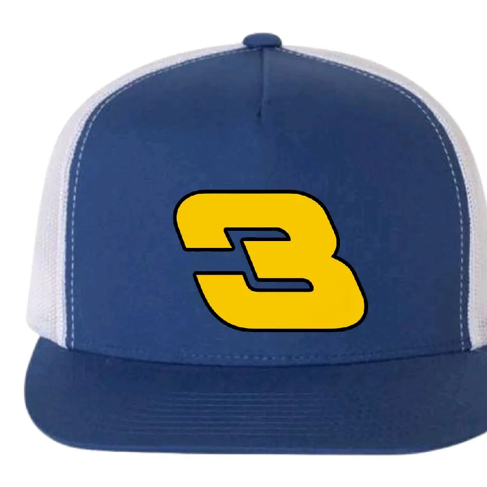 Intimidator Dale Earnhardt #3 Racing Throwback Logo Mens Hat, Collectible Sports Headwear for Hats Enthusiasts, Mens Hats