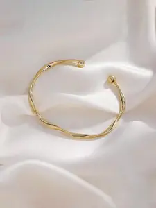 Minimalist  Bangle, Adjustable Open Bangle for Women & Girls, Fashionable Bangle, Fashion Jewelry for Party, Daily Clothing Decor, Trendy All-match & Exquisite Jewelry for Birthday Gift, Elegant Minimalist Bangle