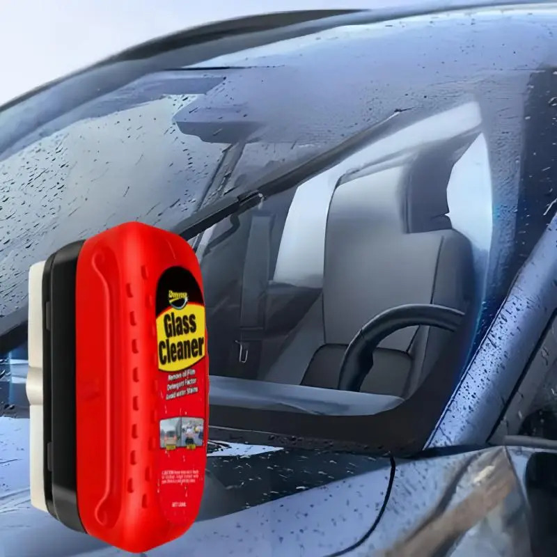 Car Windshield Cleaning Brush, Oil Film Remover, Strong Anti-fog & Rain Cleaning Agent, Car Cleaning & Care Fluids, Car Cleaning Supplies
