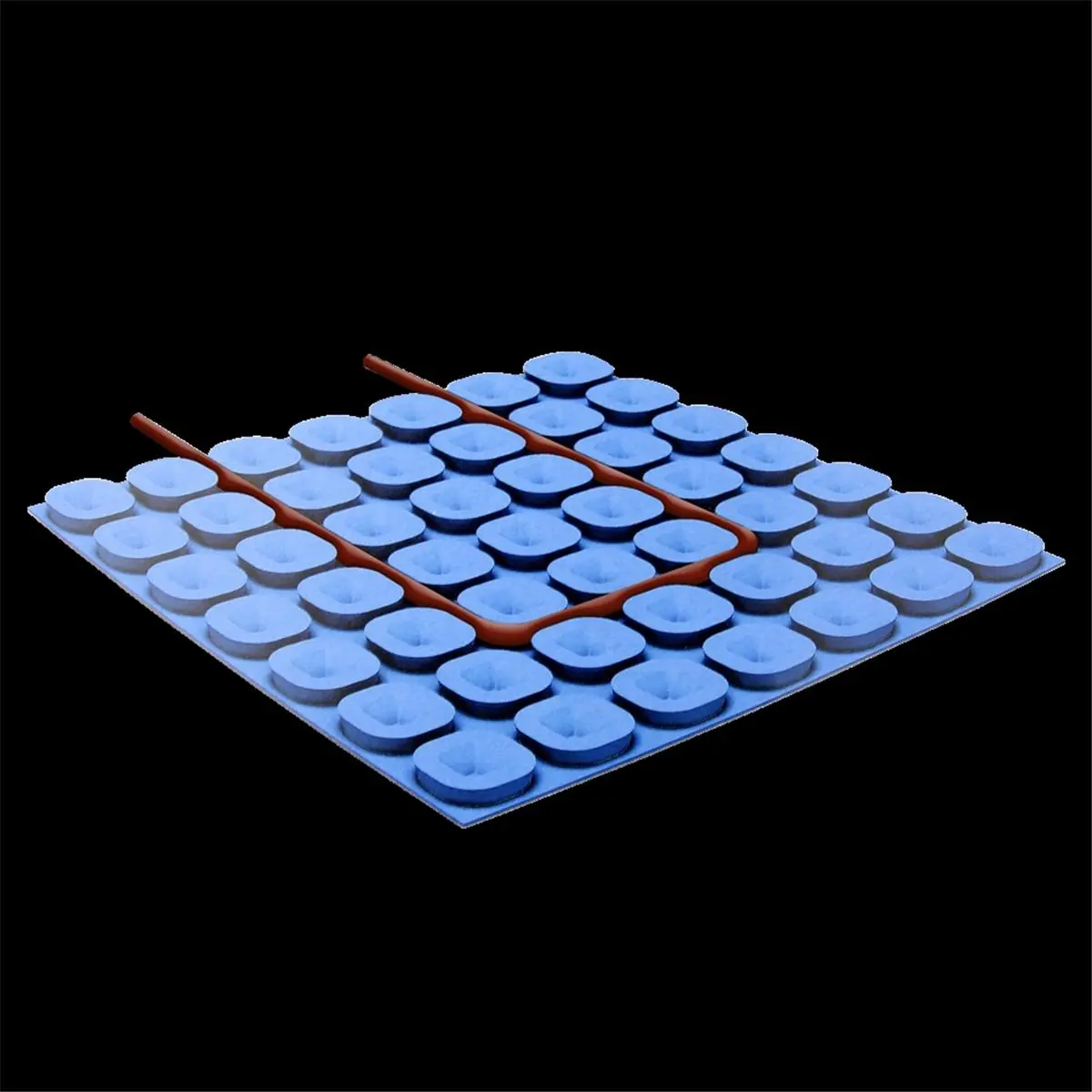 WarmlyYours TC-MEM-BL-054 Prodeso Tile & Floor Heating Membrane Roll, 3.3' x 16.4' Radiant Heat Cable Installation Membrane, Quick Installation, Adjustable to Any Room Size, Cost-Effective, Energy-Efficient