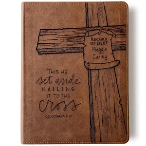 Personalized KJV Wide Margin Bible - Record of Debt - Add a Name to Be Nailed to the Cross!