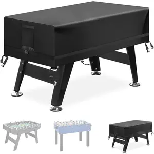 Outdoor Waterproof Heavy Duty Rectangular Foosball Table Cover for Patio Football Game, Size 58"x52"x30"(LxWxH)