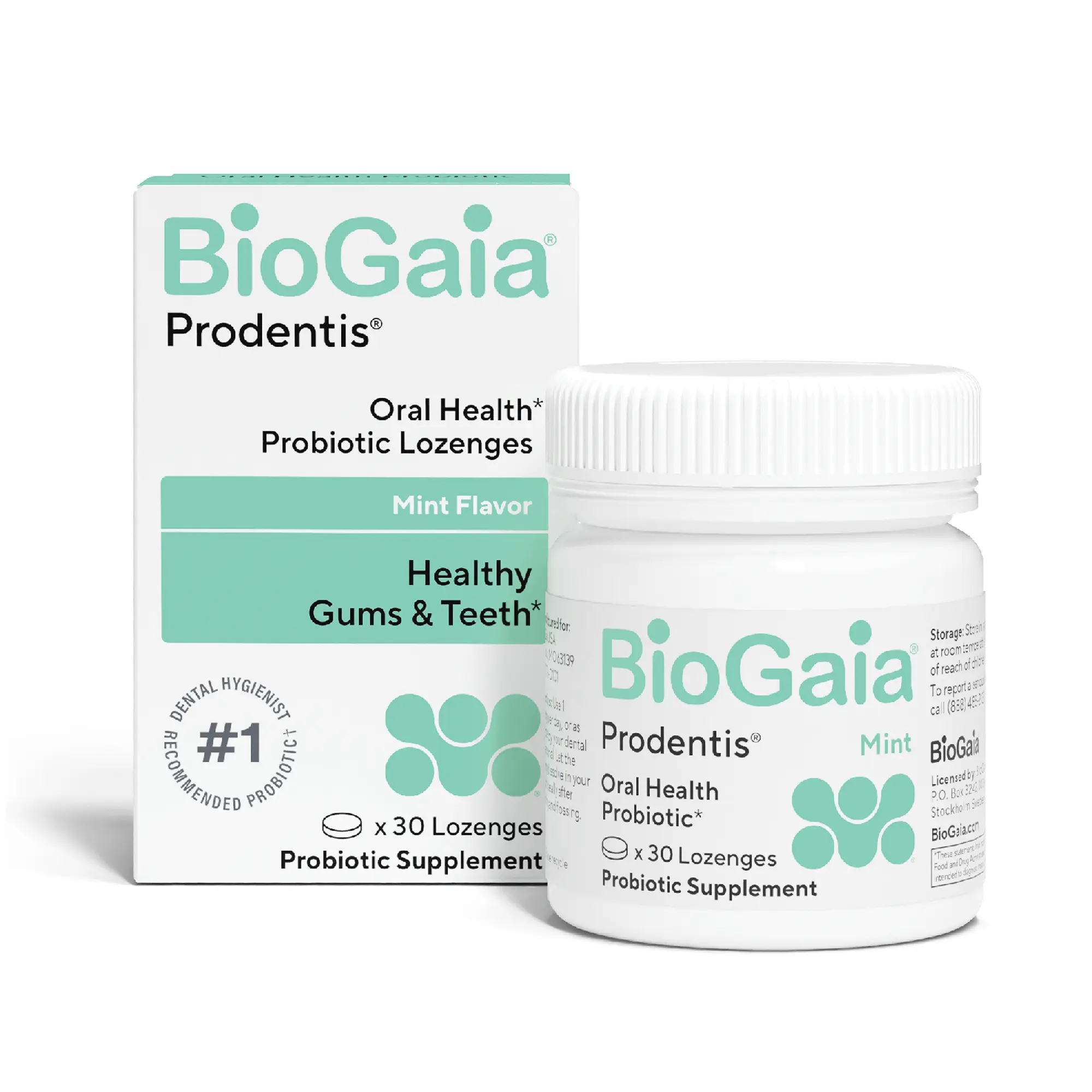 BioGaia Prodentis Oral Probiotics for Teeth & Gums and Bad Breath | Dental Hygienist-Recommended | Promotes Healthy Gums & Improves Oral Health | Fights Bad Breath | Dental Probiotic