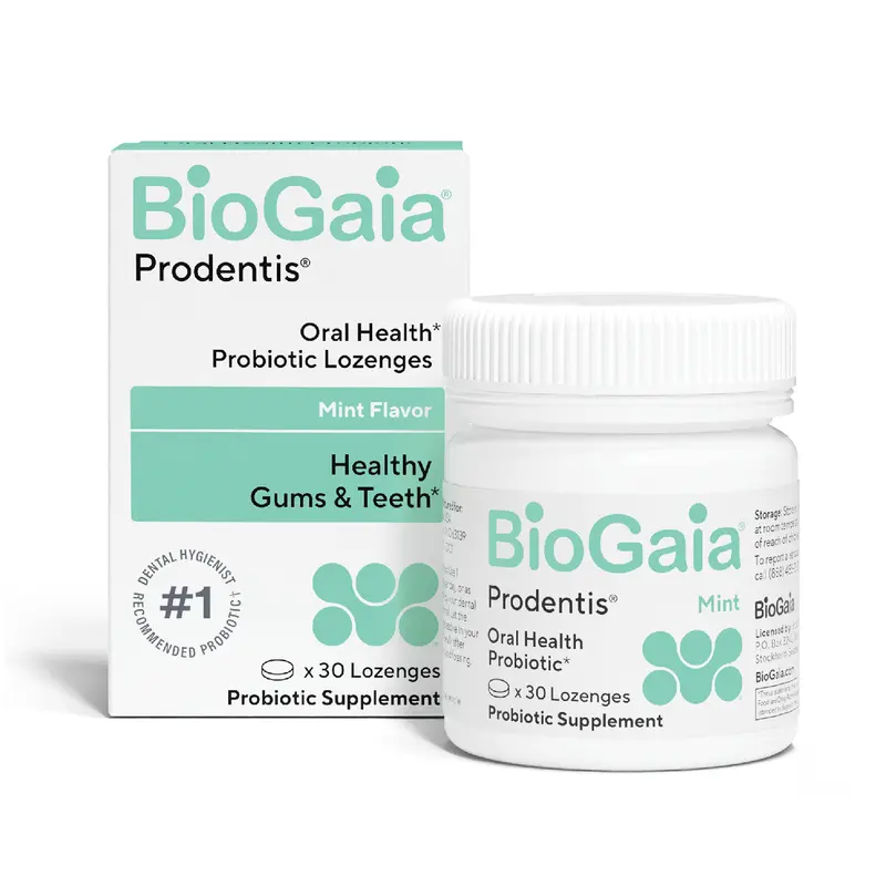 BioGaia Prodentis Oral Probiotics for Teeth & Gums  | Dental Hygienist-Recommended | Promotes Healthy Gums & Improves Oral Health | Dental Probiotic