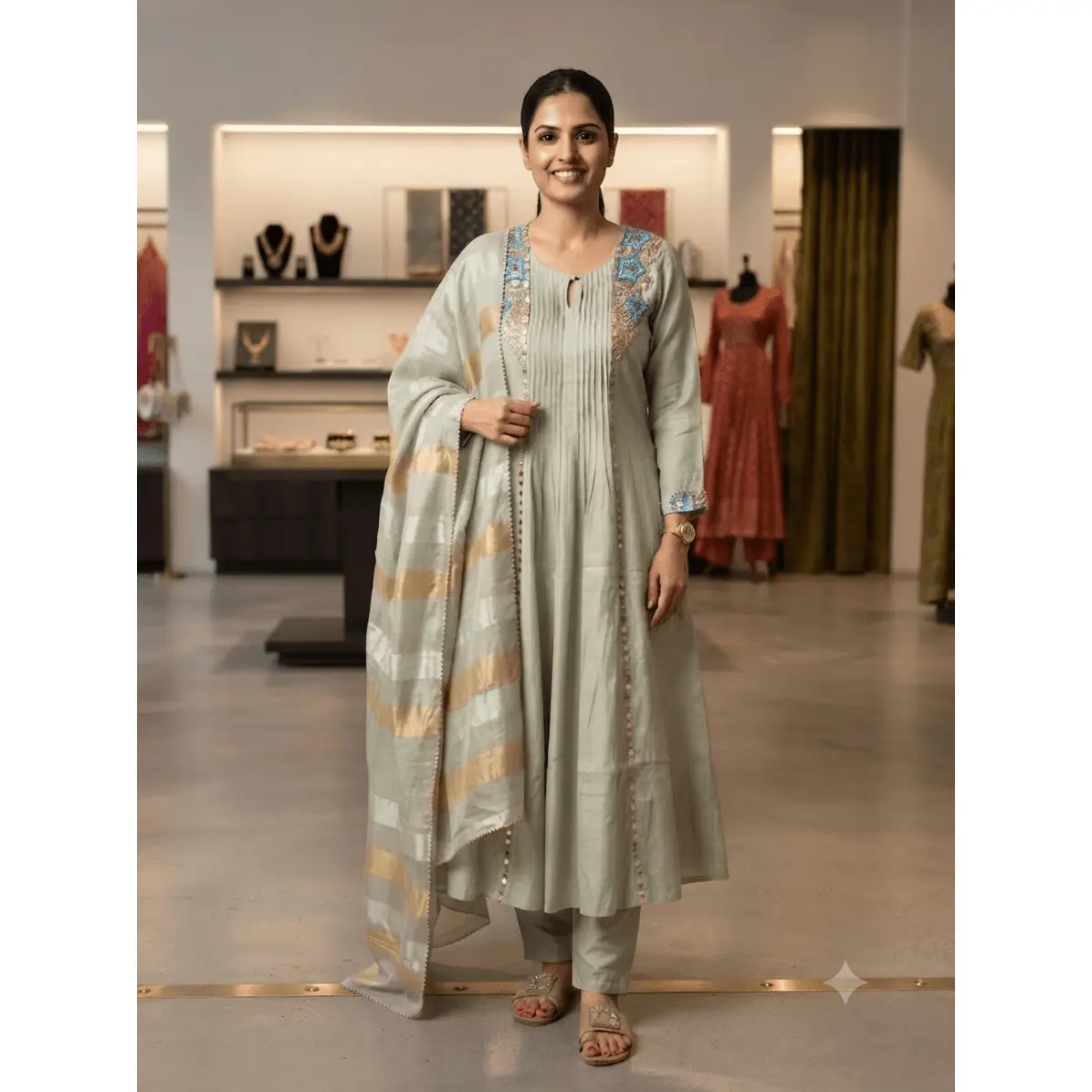 Most Viral premium Mul Chanderi lilac and pista green