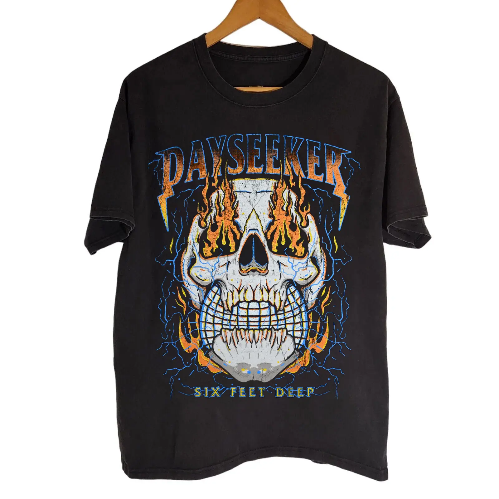 Dayseeker - Metal Skull Trendy Music Graphic T-Shirt
