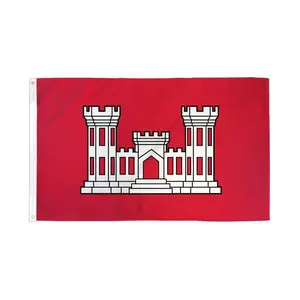 Corps of Engineers Flag 3x5ft Poly