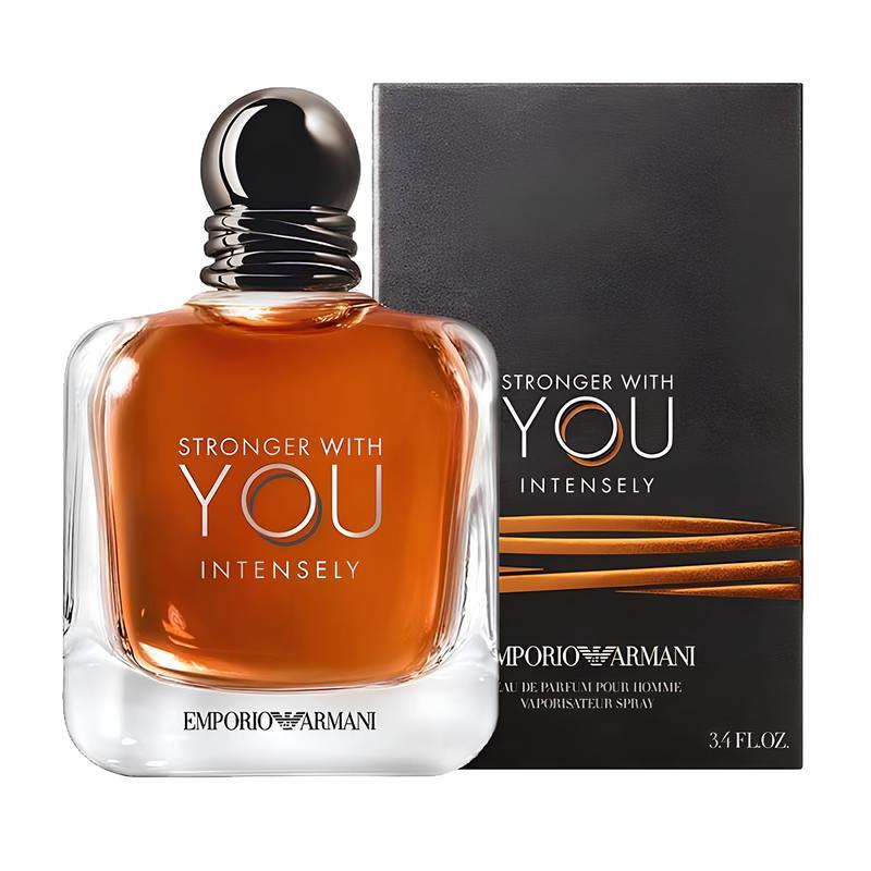 Armani Emporio Stronger With You Intensely for Men Eau de Parfum Spray 3.4 Oz (100ml) - Luxury Designer Fragrance for men