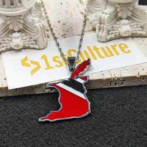 Trinidad Necklace, Tobago Jewelry, Bracelet, Pendant, Earrings