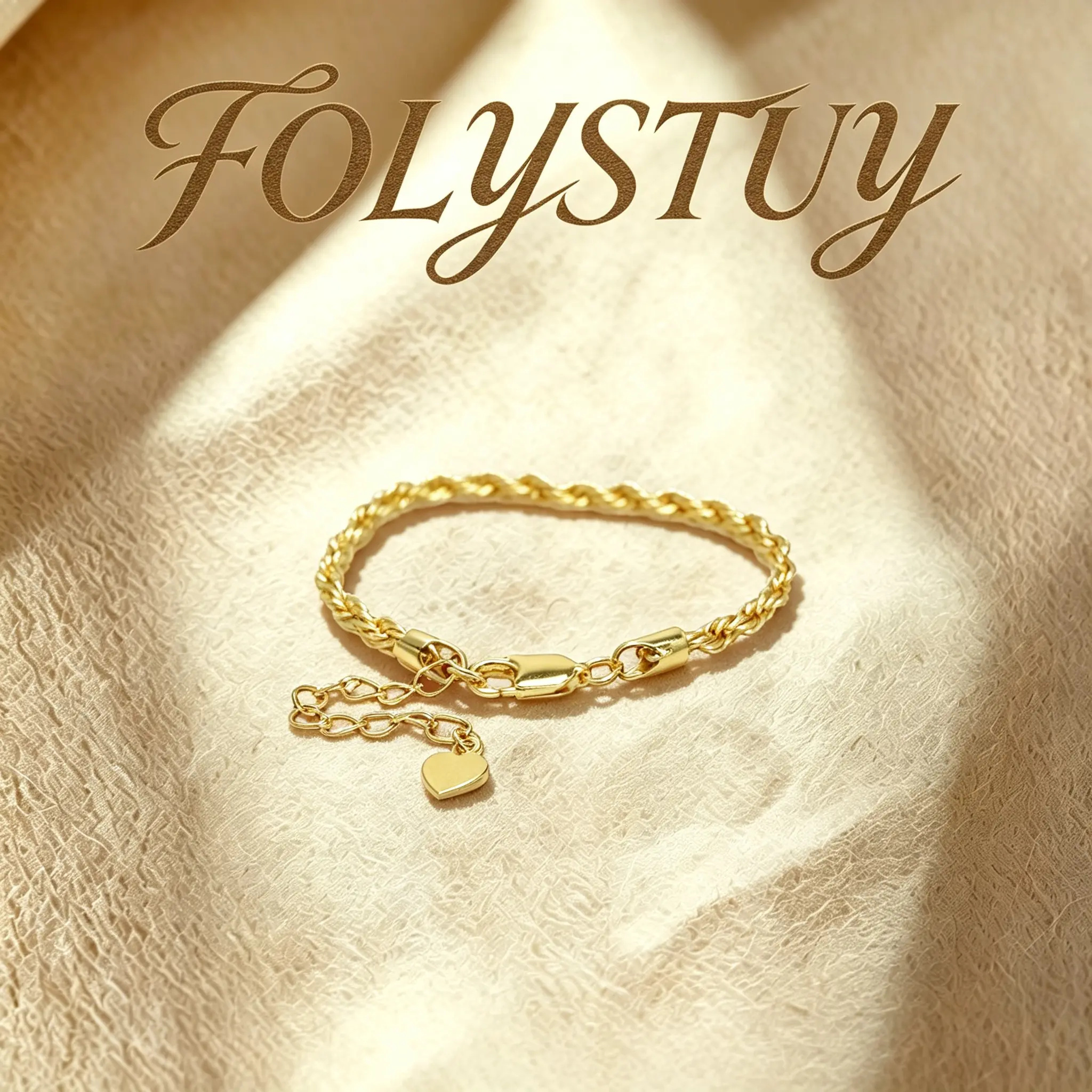 [8.11inch by 4mm Twisted bracelet][FOLYSTUY (W180)]Twisted bracelet, fashionable unisex accessory, daily wear, elegant design.