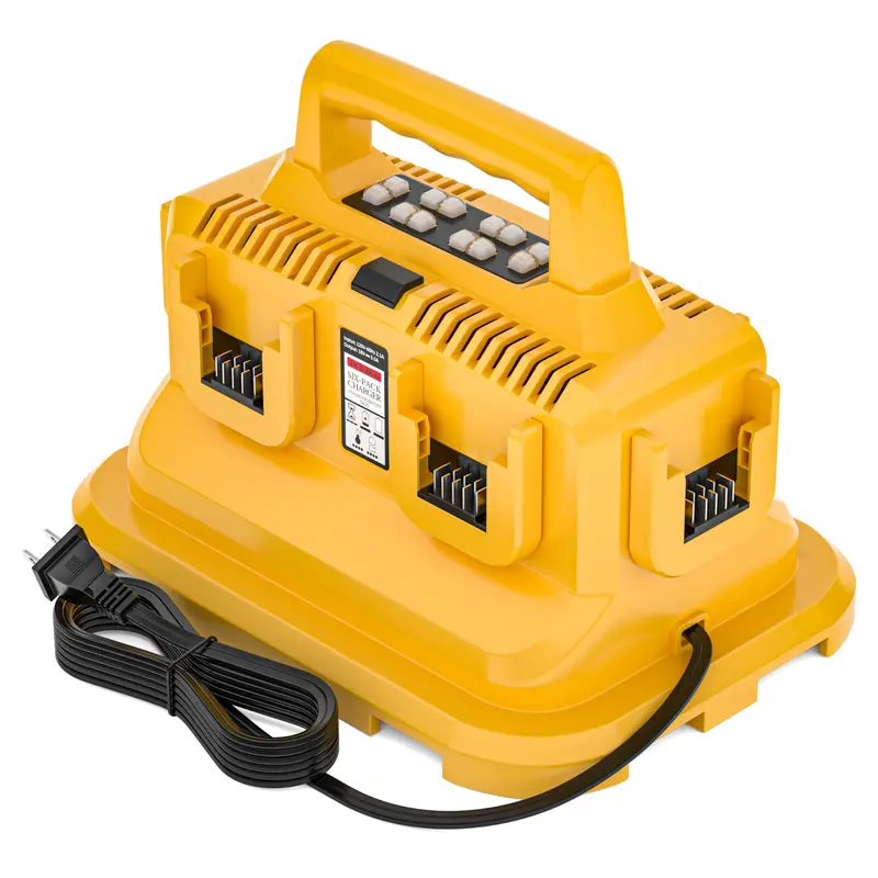 【Simultaneously Charging】6-Ports Rapid Battery Charger Station,Replacement for Dewalt Flexvolt 20V/60V Battery Charger,Compatible with Dewalt 20V/60V Flexvolt Battery DCB200 205 606 609 612 615