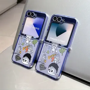Art Kpops Strays phone case suitable for Samsung Galaxy Zflip 7 Zflip p5 Zflip 6 Z Flip 7 Flip 5 Flip 6 anti drop Protective transparent soft back cover Protection