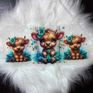 #200 UVDTF Wrap 16oz Cup Wrap Decorative Stickers Waterproof