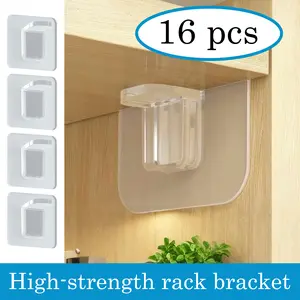 16 Counts Shelf Support Pegs, Self-Adhesive Smooth Pins, Load-Bearing Supports for Ceramic & Plastic