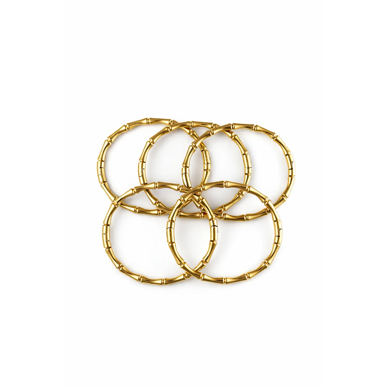The Bamboo Bangles (Set of 5) The Bamboo Bangles (Set of 5)