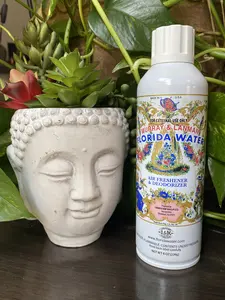Infused with ancient wisdom, Agua de Florida air freshener and deodorizer purifies energies, invokes positivity, and creates a sacred ambiance, nurturing spiritual growth and inner harmony.