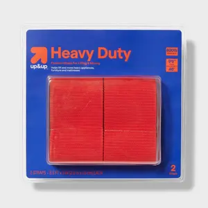 up&up Heavy-Duty Forearm Lifting Straps 800 lb Capacity 9.5ft Length