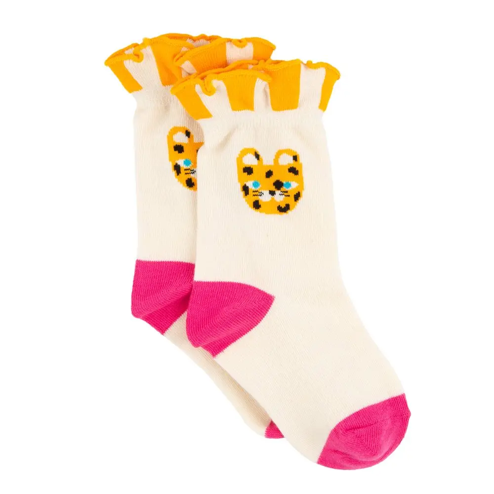 Miki and Miette Carnival Cheetah Socks