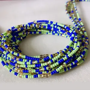 Tranquil Healing Handcrafted Waist Bead - Tie On Strand
