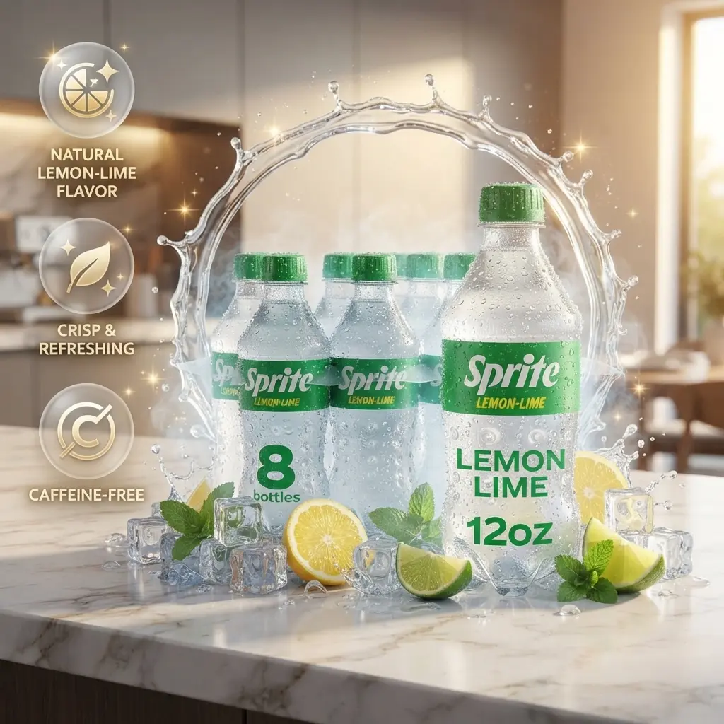 Sprite, Lemon Lime Soda, 12 oz (pack of 8)