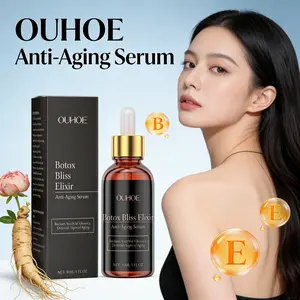 OUHOE Anti-Aging Serum - Acetyl Hexapeptide-8 & Panthenol Wrinkle-Smoothing Firming Hydrating Anti-Age Essence