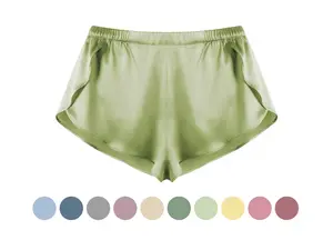 100% Mulberry Silk Shorts, Available In All Size, Made-To-Order, Pajama Bottoms Loungewear Sleep Shorts