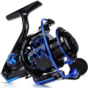Spinning Reels Ultra-Weight, 6.2: 1 High Speed Gear Ratio, Metal Frame and Rotor, 12 + 1 Shielded , Smooth  Freshwater and Saltwater Spinning Fishing Reel
