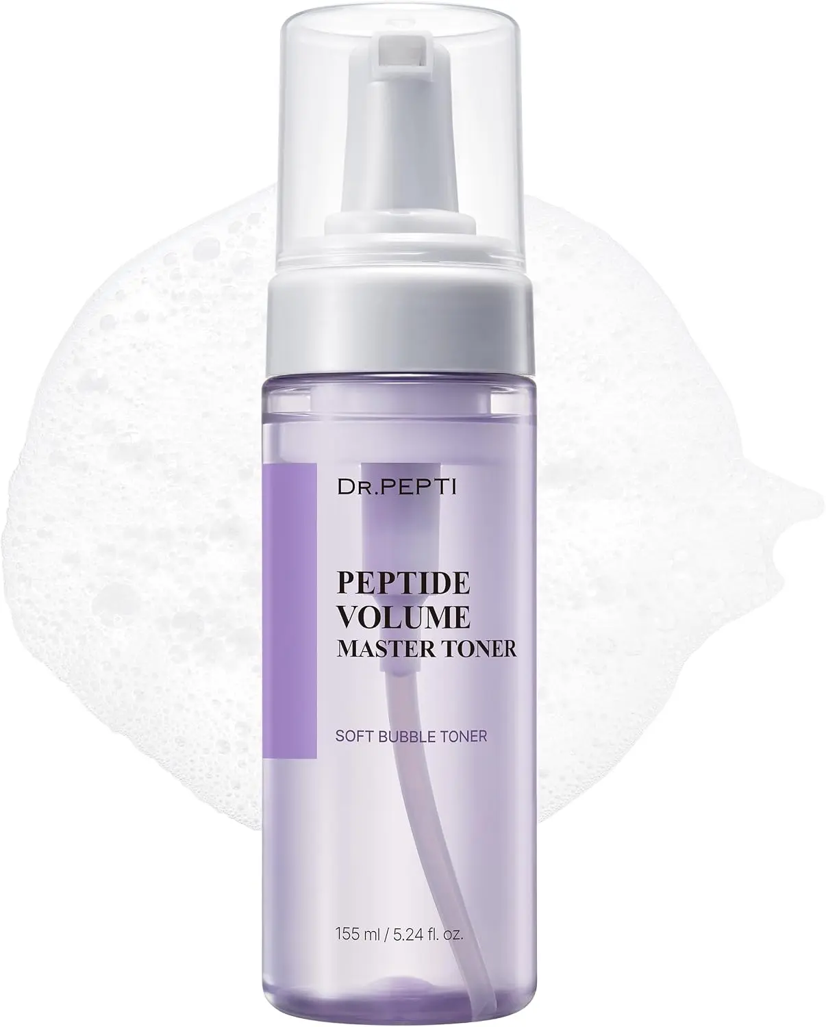DR.PEPTI Peptide Volume Master Toner, No-Drip Bubble PHA BHA, 5.24 fl oz