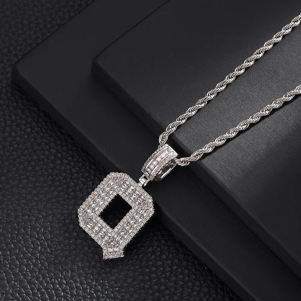 Q+20inch Fried Dough Twists chain (silve