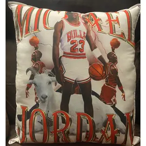 Michael Jordan Bulls Pillow (Square)