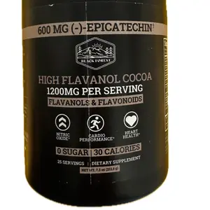 Black forest supplement High Flavanol Cocoa Chocolate Healthy High Protein