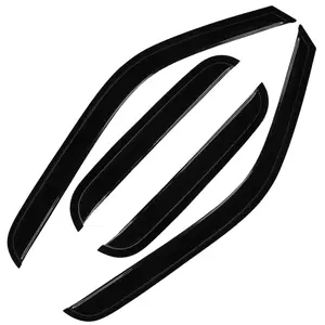 For 1999-2006 Chevy Silverado & GMC Sierra 1500 Extended Cab Window Visors Wind Deflectors Sun Rain Guards Vent