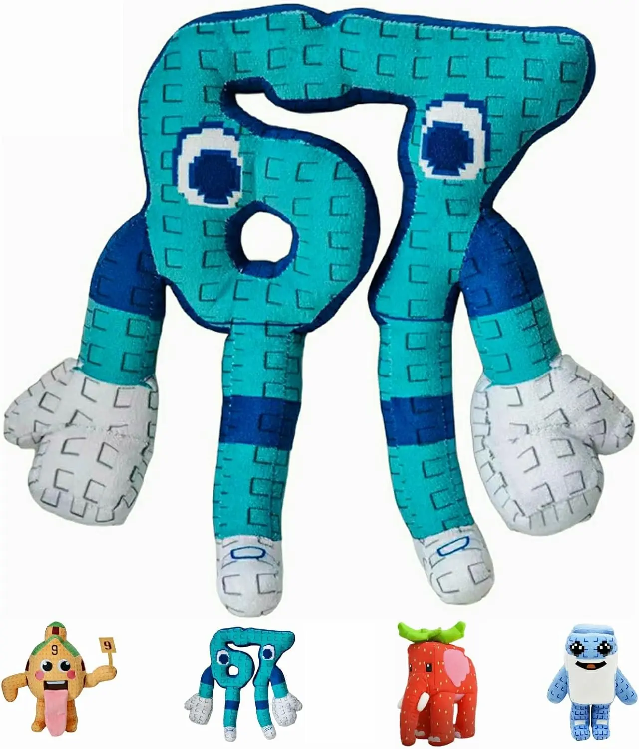 Steal a Brainrot Plush, Soft Huggable home Decor for Rooms, 67 Plush, Strawberry Elephant, Los Tralaleritos, Lucky Block, Esok Sekolah, Sammy Plush, Collectible Gift for TikTok  Fans & Gamers