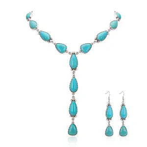 Rustic Couture's Western Jewelry Set for Women Cowgirl Vintage Western Necklace Earring