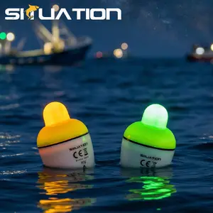 2-piece set of hard plastic fishing floats - high buoyancy 40G50G60G80G belly float, suitable for fishing luminous carp and crucian carp, long throw, night fishing, using light (red green) design (excluding battery), durable ABS material,