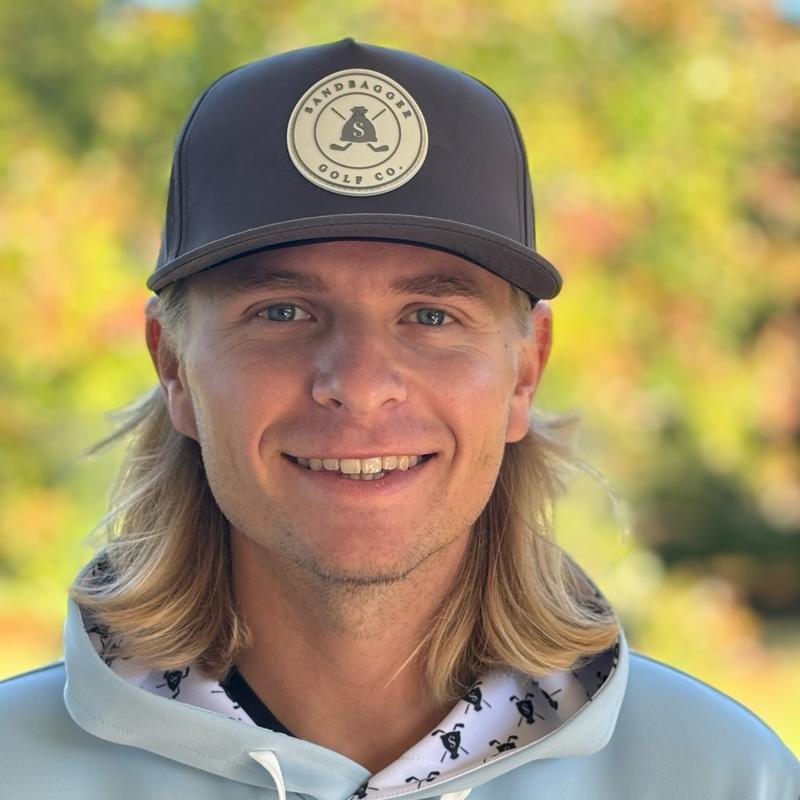 Charcoal Gray Golf Hat for Men and Women