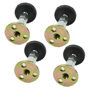 Anti-Vibration Bed Head Wall Clips Hardware Tools Set, 2/3/4pcs, Durable Metal Construction, Ideal for Home Improvement Projects