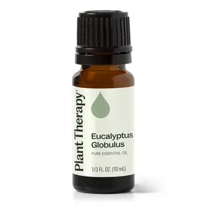 Plant Therapy Eucalyptus Globulus Essential Oil 10 mL (1/3 oz) for Diffuser, Skin, Hair, Aromatherapy DIYs, and Clear Breathing, 100% Pure, Undiluted, Therapeutic Grade