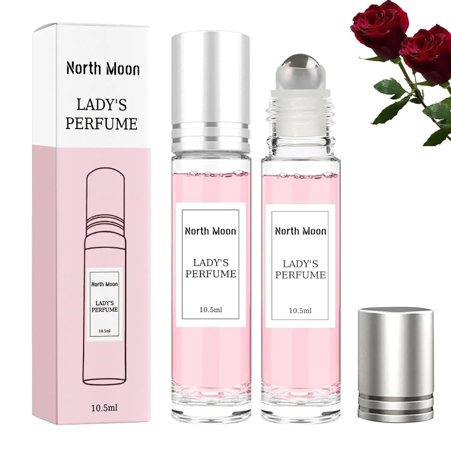 Enhanced Scents Perfume, Original and Easy Roll-On Scents for Women (2Pcs)