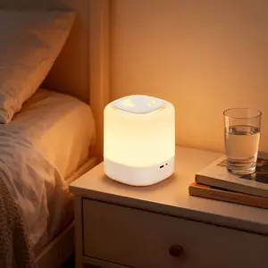 Night Light for Kid, Dimmable Small Lamp, Portable Stepless Dimming Touch Lamp for Bedroom, Color Changing Touch Light, Nightlight for bedroom, Eye Caring Night Light, Touch night light for Kids and Adults, Small Bedside Lamp, Adjustment Brightness