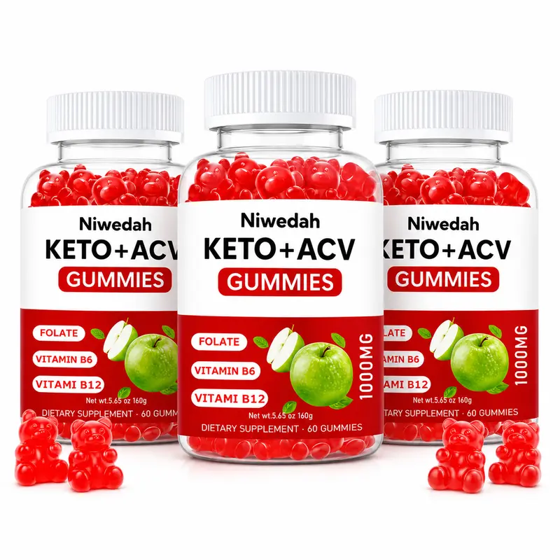 Keto ACV Gummies Premium, Keto Supplement with Apple Cider Vinegar, Apple Flavored Formula for Men and Women, Keto + ACV, 1000 mg (60 Gummies, Apple Flavored)
