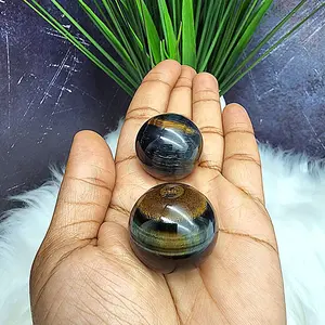 Blue Tigers Eye Spheres