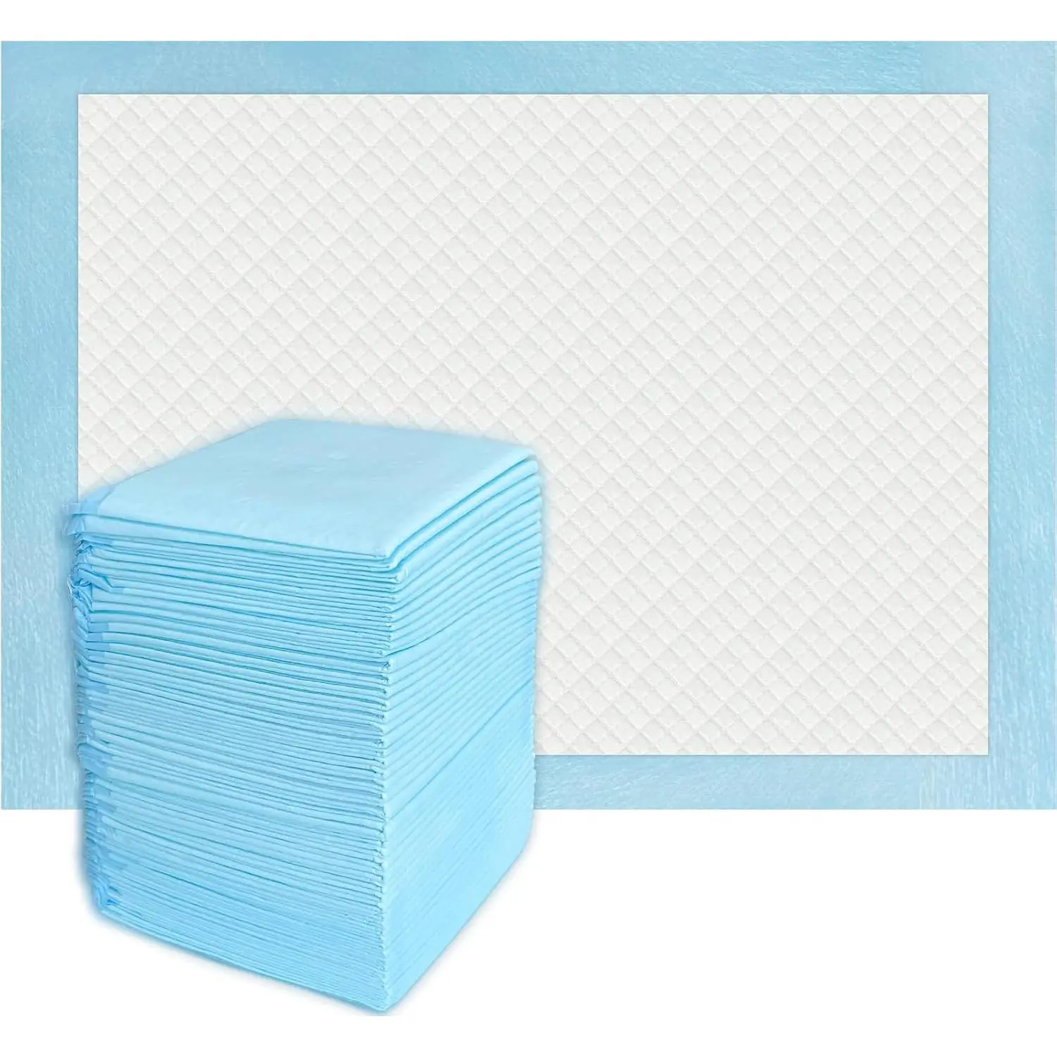Super Absorbency Disposable Diaper Pads for Baby, Puppy and Adults, Disposable Changing Underpads for Baby, 50 Count, 17" x 13''