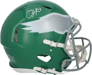 Jalen Hurts Philadelphia Eagles Autographed Riddell Kelly Green Speed Authentic Helmet - Fanatics Authentic Certified